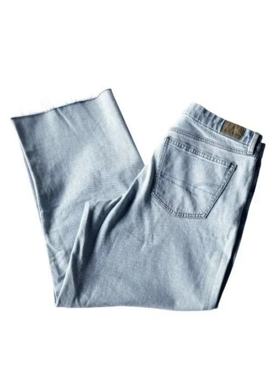 American Eagle Curvy Stovepipe Jeans Women’s Sz 16 (33W)  Light Wash NWT - Picture 16 of 16